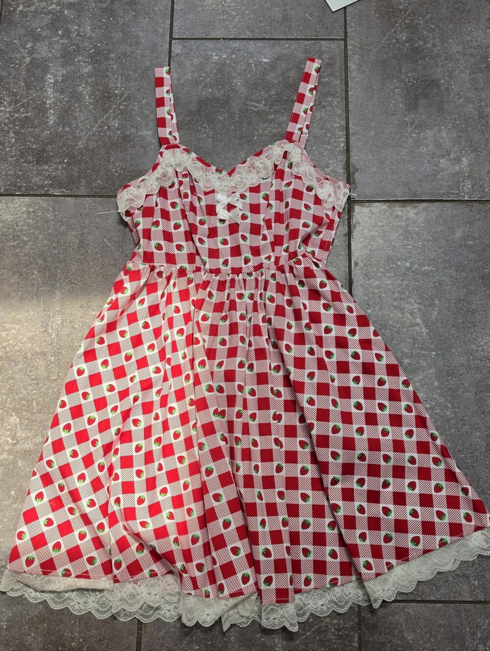 Hot Topic Sweet Society Strawberry Summer Dress NWT